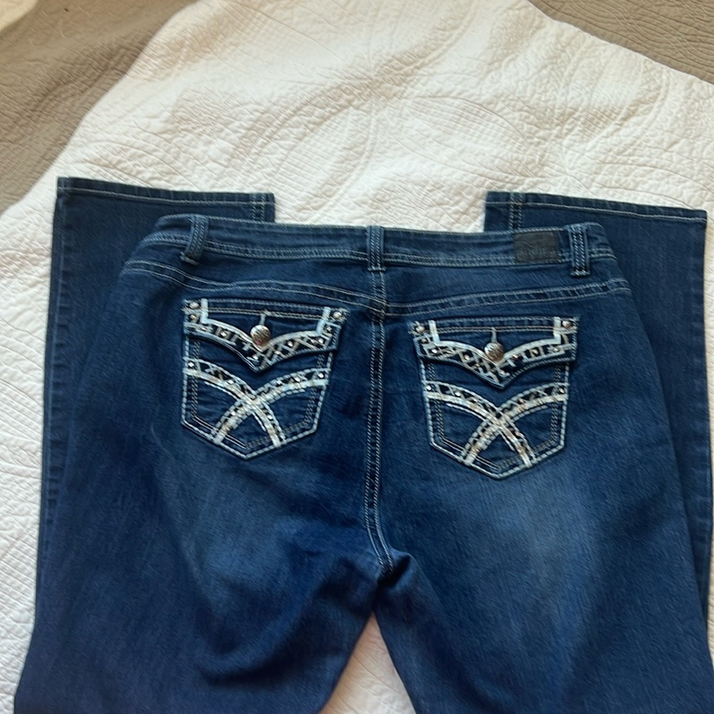 Love, indigo, jeans, size 18